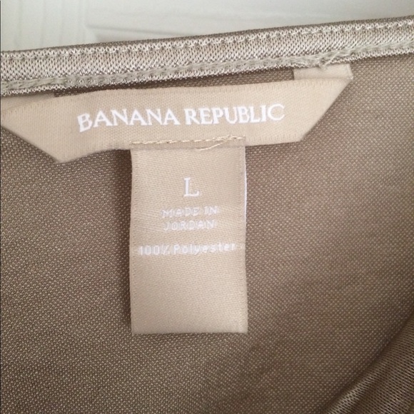 Gold Metallic Sleeveless Banana Republic Top - Picture 3 of 7